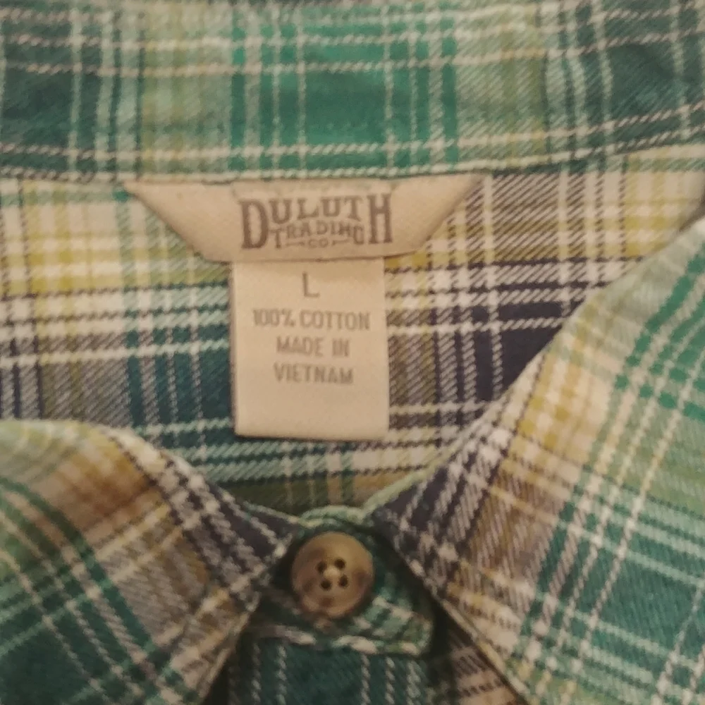 Duluth Plaid Button Front - Picture 3 of 7